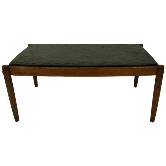 Deens Design Salontafel Met Leistenen Blad - Magnus Olesen Jaren 60 1