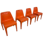 4 Space Age Albert Brokopp Voor Wesifa Designer Chairs thumbnail 1