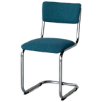 Retro Sledestoelen Nieuw Eetkamerstoelen Petrol Prijs P/Stuk thumbnail 1