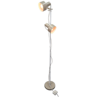 Vintage Beige Vloerlamp. Spots Afzonderlijk Schakelbaar.