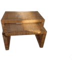 Rotan Gevlochten Nest Tafels thumbnail 1