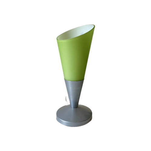Vintage Tafellamp Ikea Kryolit Groen/Geel - 90'S Collectible