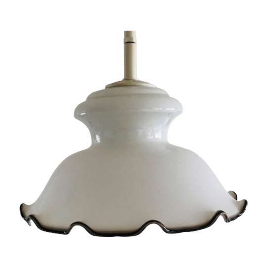 Hanglamp Glas Gegolfd 1