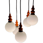 Vintage Cascade Hanglamp, Jaren 70 thumbnail 1