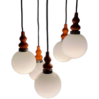 Vintage Cascade Hanglamp, Jaren 70