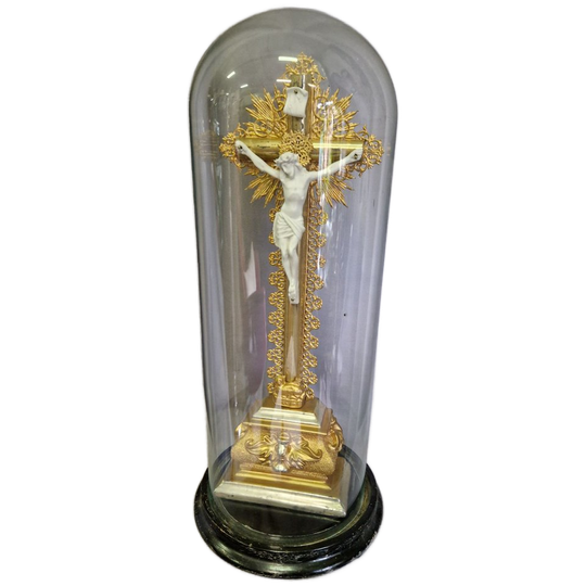 Gouden Crucifix Met Stolp 1