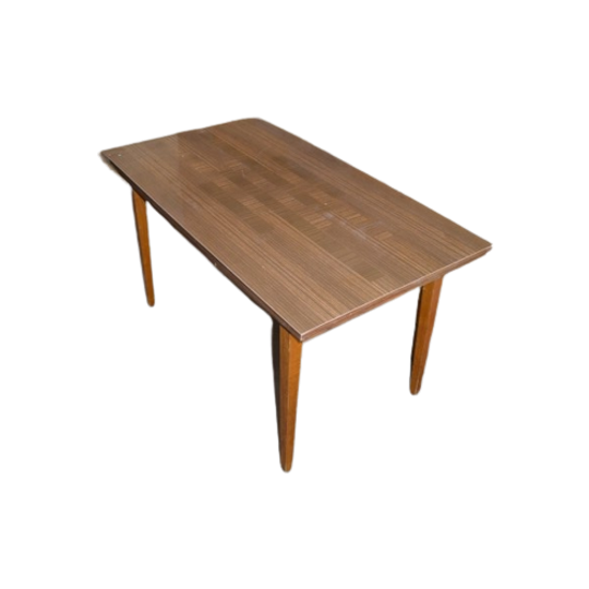 Retro Eettafel Hoogte Verstelbaar En Uittrekbaar 1