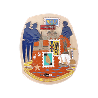 Keramiek Wanddecoratie De Post