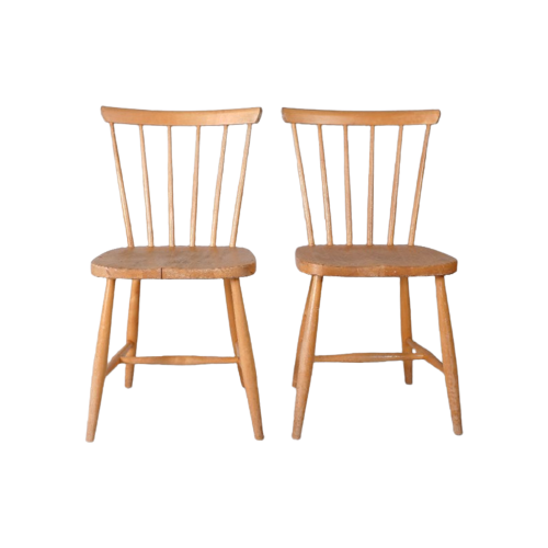 Set Of 2 Spine Chairs – 1960S