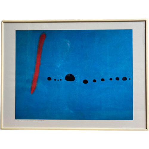 Miro Art-Print Van Schilderij Blue Ii Uit 1961