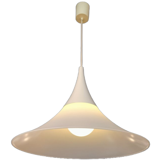 Vintage Glazen Heksenhoed Hanglamp Van Glashütte Limburg 1