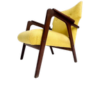 Houten Wingback Fauteuil Uit De 1960’S thumbnail 1