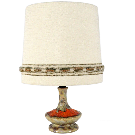 West Germany Tafellamp Keramiek Lamp Vintage 1