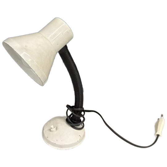 Bureaulamp Vintage Wit Zwart 1