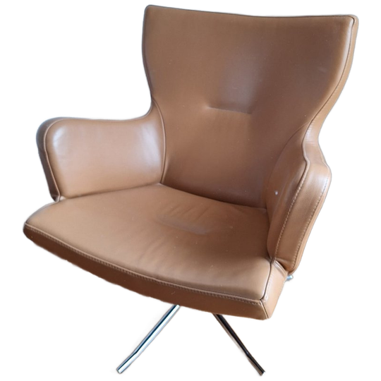 Leren Fauteuil Gyro Van Conform Zweeds Design 1