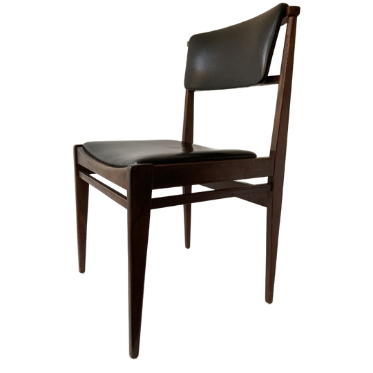 Midcentury Teak Houten Stoel 1