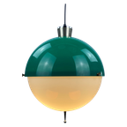 Italian Space Age Plexiglass Sphere Pendant Light From 1960 thumbnail 1