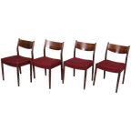 4x Vintage Eetkamerstoelen - Jaren '60 thumbnail 1