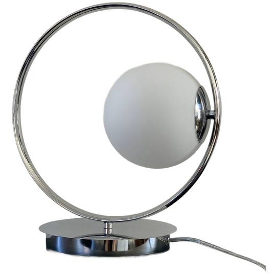Space Age Chroom Bol Lamp Vintage Design Lamp Rvs 1