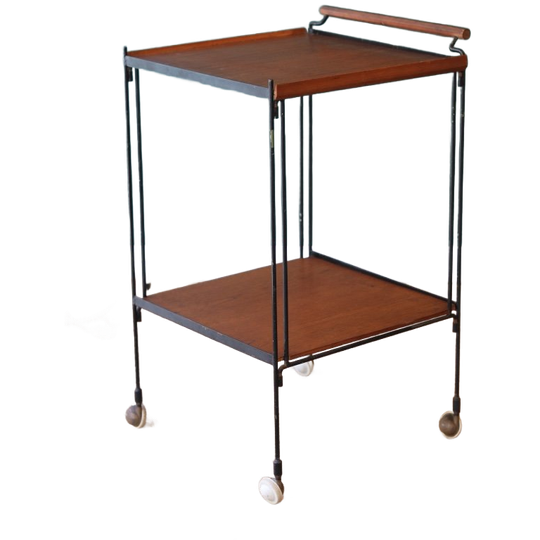 Mid-century Teak Serveerwagen 1