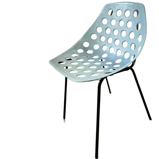 Vintage Stoel 'coquillage' Van Pierre Guariche Voor Meurop 1