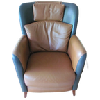 Leren Clubfauteuil, Leunstoel Calypso thumbnail 1