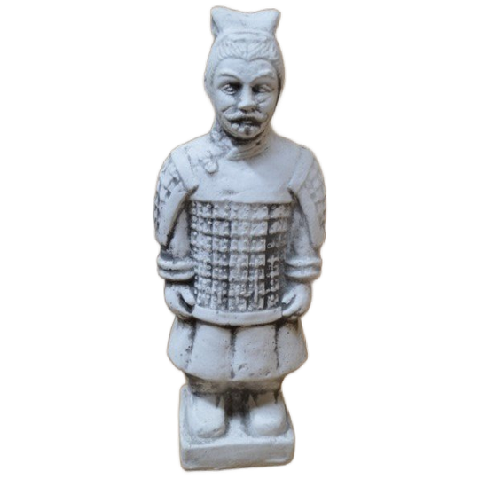 Staande Krijger Uit Het Terra Cotta Leger Van Beton 1