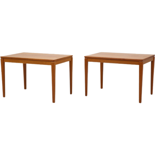 Set Van Twee Teakhouten Bijzet Tafeltjes, Zweden 1960 (22554) 1
