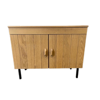 Vintage Kast / Commode Met Stalen Pootjes