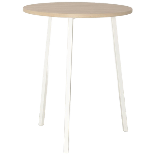 Hay Loop Design Statafel, Bladkleur Naar Keuze, 80 Cm Ø, Vaste Hoogte Onderstel 1