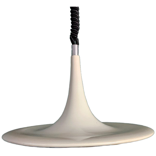 Design Witte Lamp Heksenhoed / Trompet Lamp 40 Cm Doorsnede 1