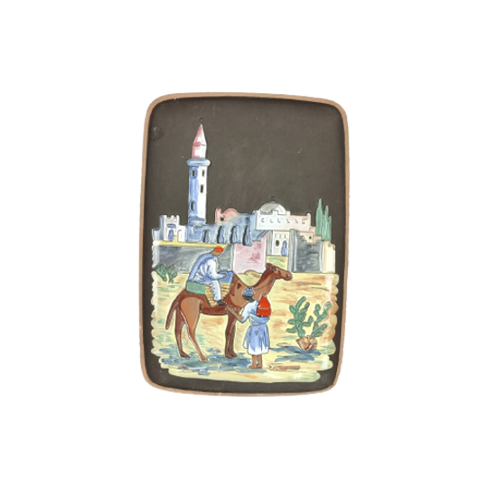 Vintage Wandbord Kermos Keramik 1