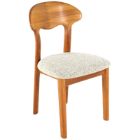 6x Juul Kristensen Eetkamerstoelen 'them' Vintage Massief Teak