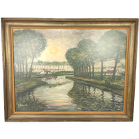 Theo Idserda - Landschaps Aquarel