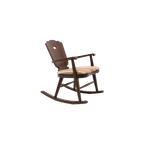Mid-century Scandinavian Rocking Chair / Schommelstoel / Fauteuil thumbnail 1
