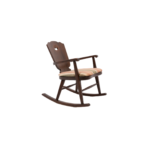 Mid-Century Scandinavian Rocking Chair / Schommelstoel / Fauteuil