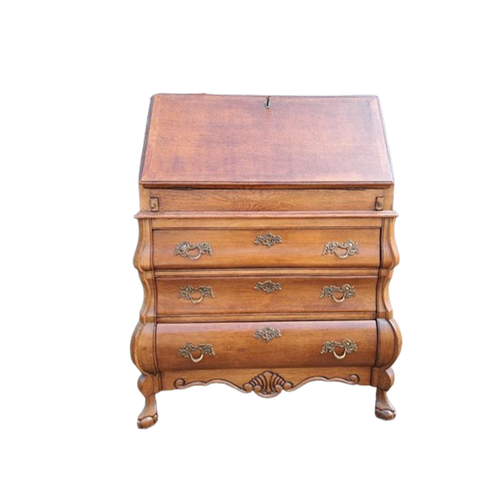 Oude Secretaire, Schrijfbureau, Desk Afm. 92X46Cm En 103Cm