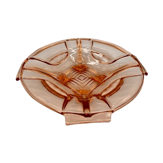 Art Deco Rosaline Persglas Fruitschaal Walther & Sohne Sigrid 1