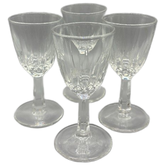 Set Cristal d'Arques Borrelglaasjes 4 Stuks 1