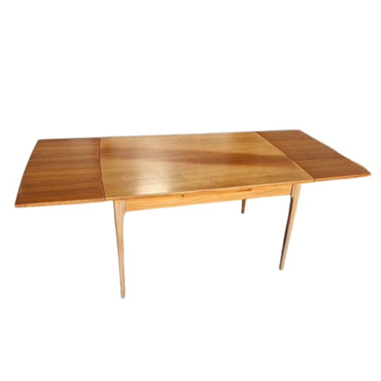Deense Teak Tafel Uitschuifbare Eettafel 1