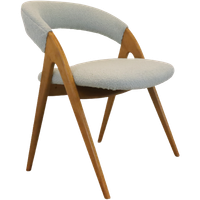 WK Möbel Fauteuil Stoel In Teddy 'mehmels' Vintage