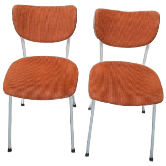 2 Retro Stoelen De Wit 1
