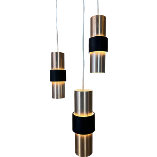 3X Vintage Hanglampen Raak 1