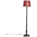 Prachtige Antieke Engelse Staande Lamp Uit Begin 1900 In Japanse Stijl Met Uniek Schilder Werk thumbnail 1