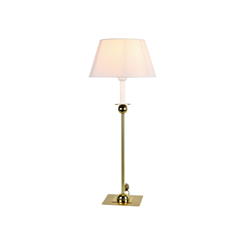 Vintage Tafellamp Lamp Modern Design Baulmann Messing 61Cm