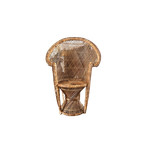 Pauwenstoel Rotan Bohemian Vintage thumbnail 1