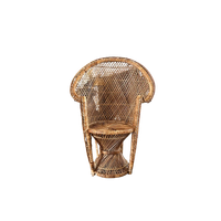 Pauwenstoel Rotan Bohemian Vintage