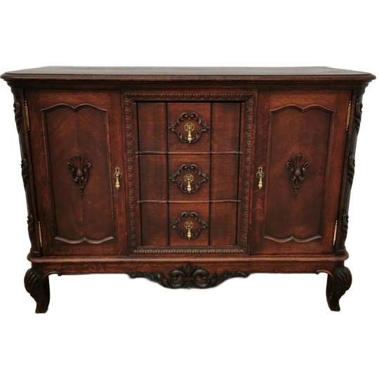 Brocante Landelijk Queen Ann Dressoir Ladekast Commode Badkamermeubel 1
