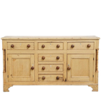 Geweldig Antiek Engels Dressoir/ Side Table/ Balie/ Kookeiland Uit Begin 19e Eeuw thumbnail 1
