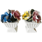 Vintage Royal Thorley Fine Bone China Bloemboeket Beeldje Set 1980’s thumbnail 1
